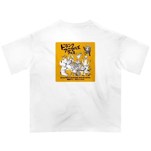 BREW CLASSIC（ブルークラシック）｜ドランクアニマルズフェス Oversized T-Shirt