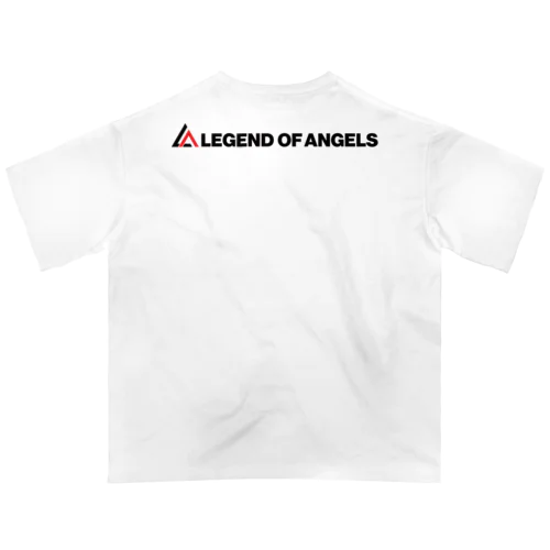 Legend of ANGELS 公式ロゴ 横 Oversized T-Shirt
