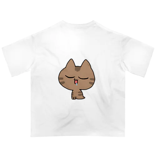 表情が豊かなネコちゃん オーバーサイズTシャツ