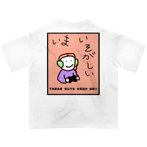 Live in the moment / いまいそがしい オーバーサイズTシャツ