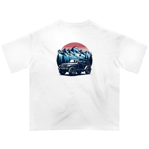 クロカン×雪山 Oversized T-Shirt