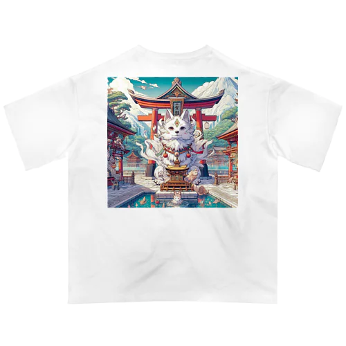 犬神様鎮座 オーバーサイズTシャツ