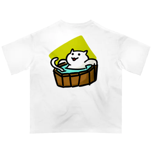 水風呂/onsenneko オーバーサイズTシャツ