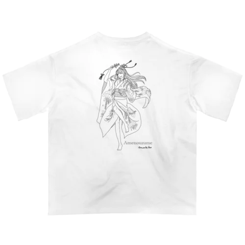 日本の女神様　天鈿女命 Oversized T-Shirt