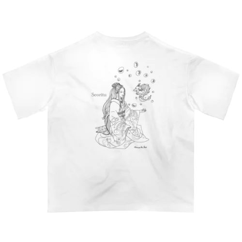 日本の女神様　瀬織津姫命 オーバーサイズTシャツ