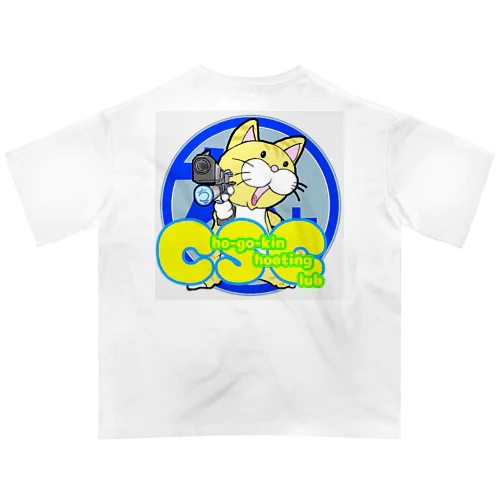 ちょーごーきんシューティングクラブ公式 オーバーサイズTシャツ