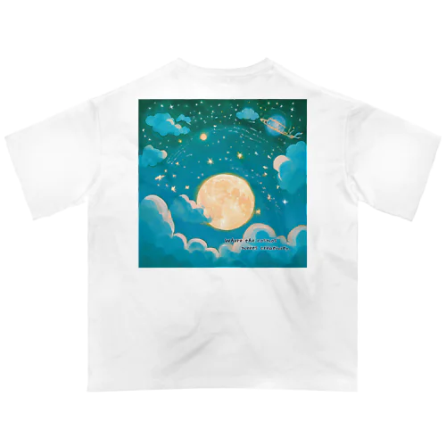 Where the cosmos meets creativity. オーバーサイズTシャツ