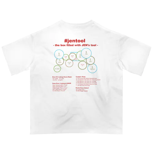 Setup2024(Red) オーバーサイズTシャツ