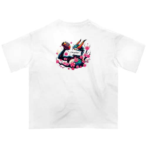 酒桜 オーバーサイズTシャツ