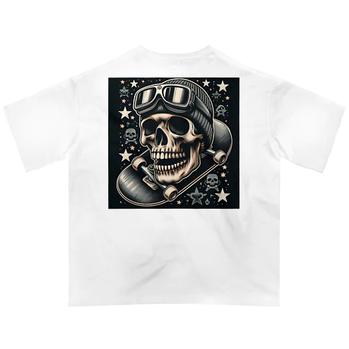 skull オーバーサイズTシャツ