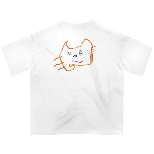 だいだいの猫ちゃん オーバーサイズTシャツ