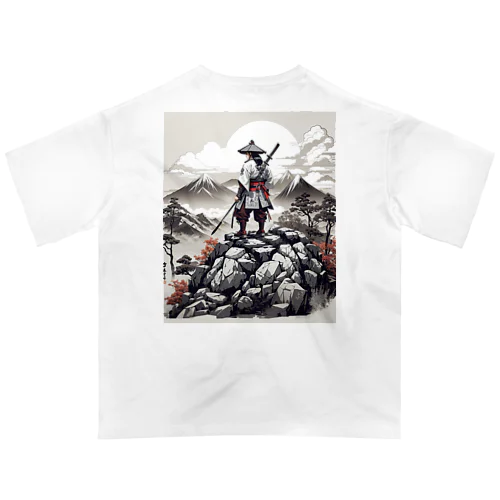 戦いに挑む前のサムライ Oversized T-Shirt
