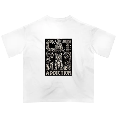 Cat Addiction 5 オーバーサイズTシャツ