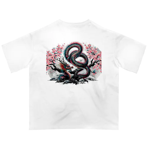 幸運を呼ぶ龍 オーバーサイズTシャツ