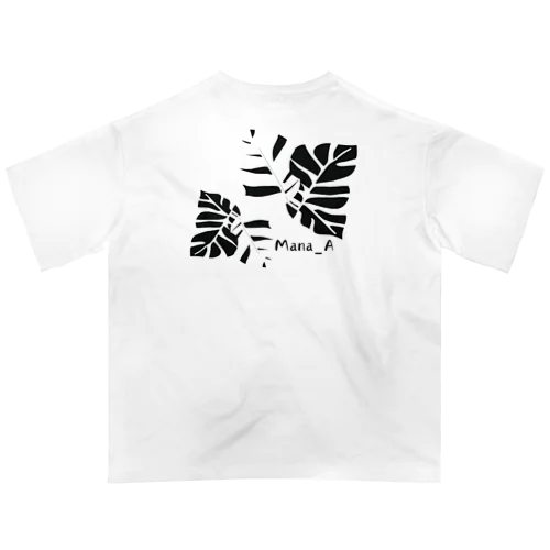 カラフルMonstera オーバーサイズTシャツ