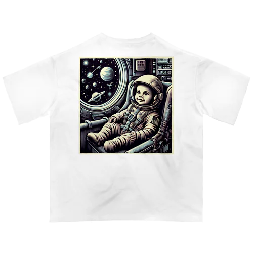 宇宙船に乗った赤ちゃん２ Oversized T-Shirt