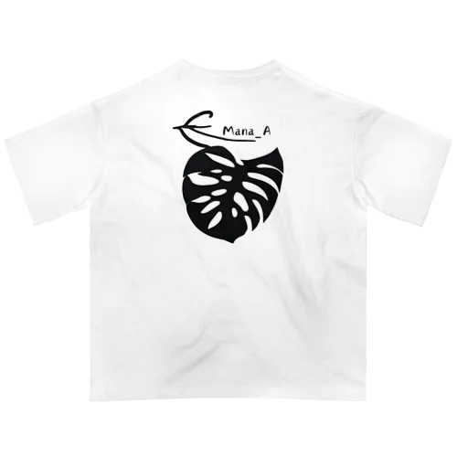 カラフルMonstera オーバーサイズTシャツ