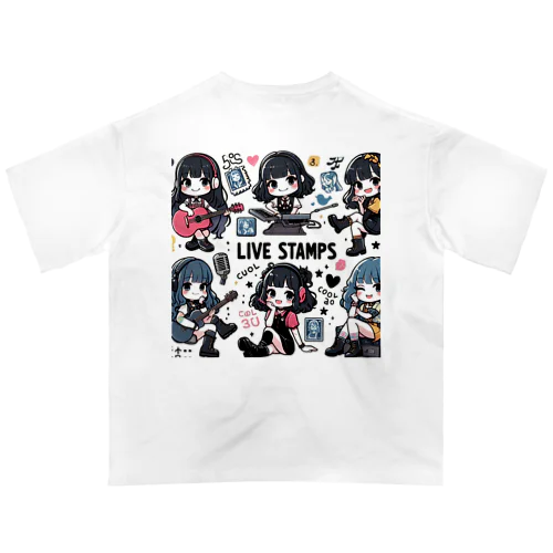 可愛い女の子 オーバーサイズTシャツ