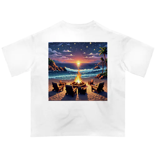 Shoreline Fire Relaxation Oversized T-Shirt