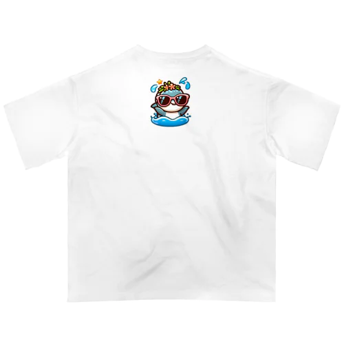 ごきげんイルカ オーバーサイズTシャツ