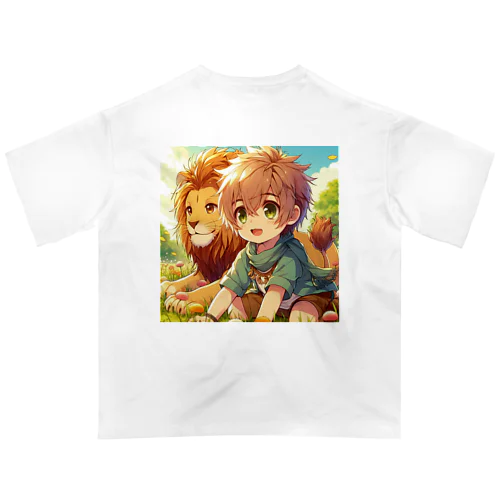 レオとルカ💛 オーバーサイズTシャツ