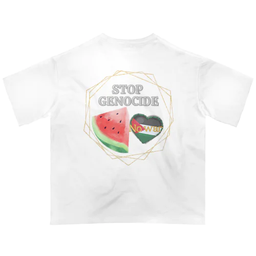 STOP GENOCIDE オーバーサイズTシャツ