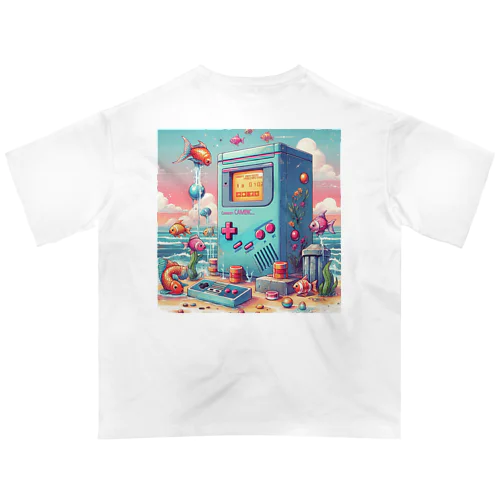 ビーチのゲームセンター Oversized T-Shirt