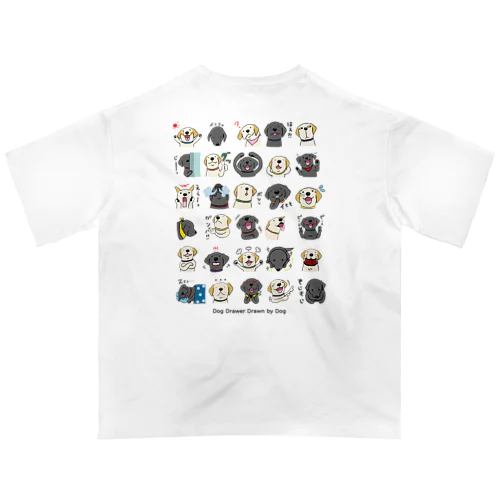 LINEスタンプでSUZURI#1バックプリントバージョン オーバーサイズTシャツ