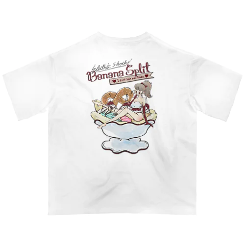 Banana Split Gilr Oversized T-Shirt