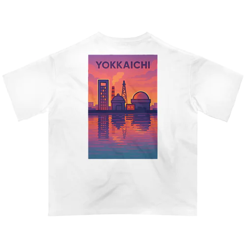 YOKKAICHI縦長 〜ピンクグラデの空〜 Oversized T-Shirt