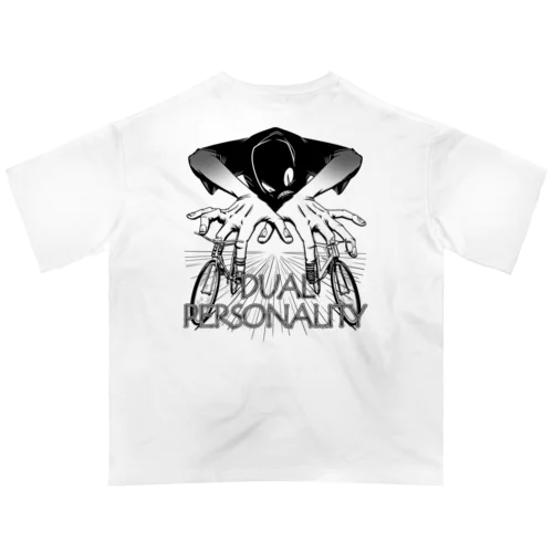 "DUAL PERSONALITY"(B&W) #2 Oversized T-Shirt