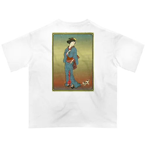 "美人画" 1-#2 オーバーサイズTシャツ