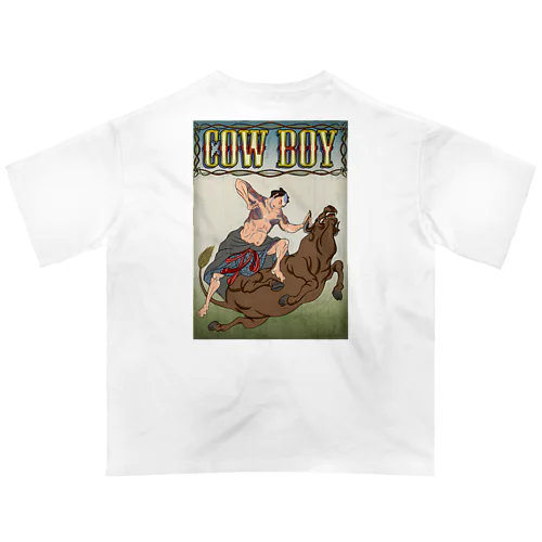 "cow boy"(武者絵) #2 オーバーサイズTシャツ