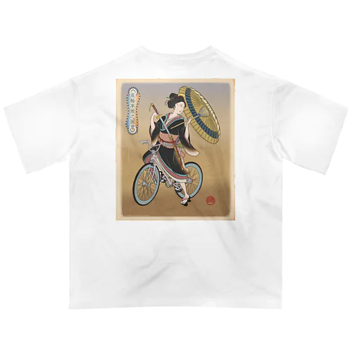 "双輪車娘之圖會" 5-#2 オーバーサイズTシャツ