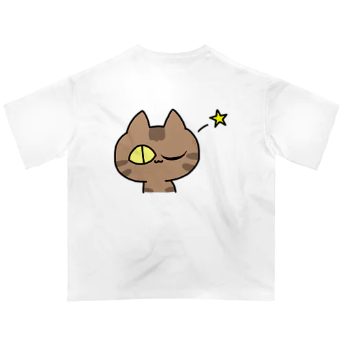 表情豊かなネコちゃん Oversized T-Shirt