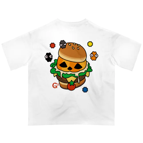 バックプリント　バーガー Oversized T-Shirt