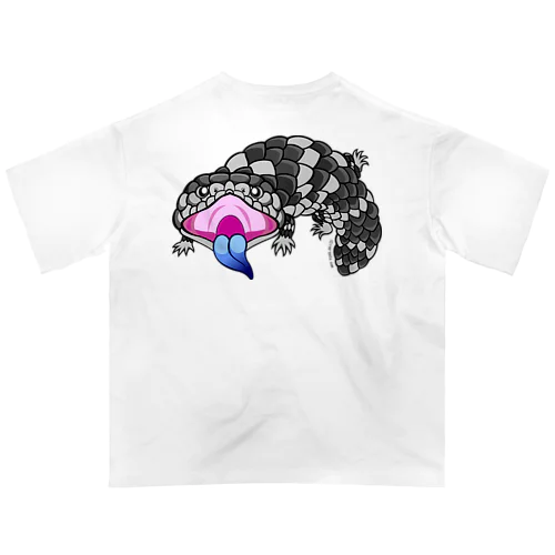 マツカサトカゲちゃんバックプリント Oversized T-Shirt