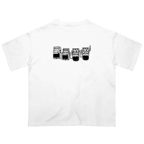 エフェクター モノクロBK Oversized T-Shirt