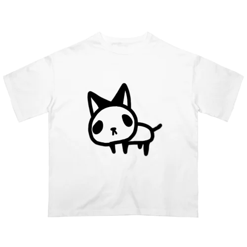 パンダ猫ちゃん オーバーサイズTシャツ