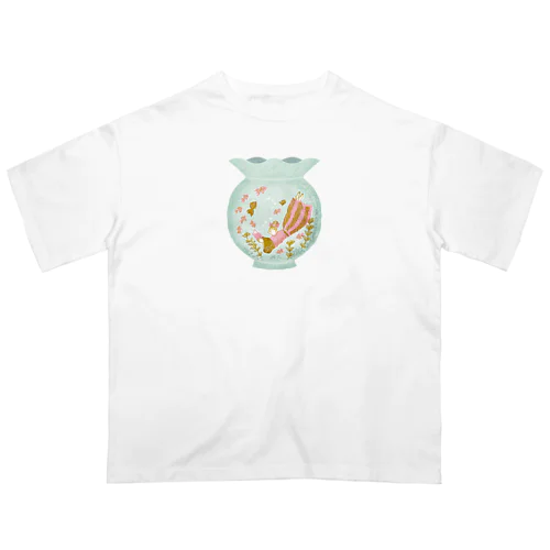 金魚鉢読書 Oversized T-Shirt