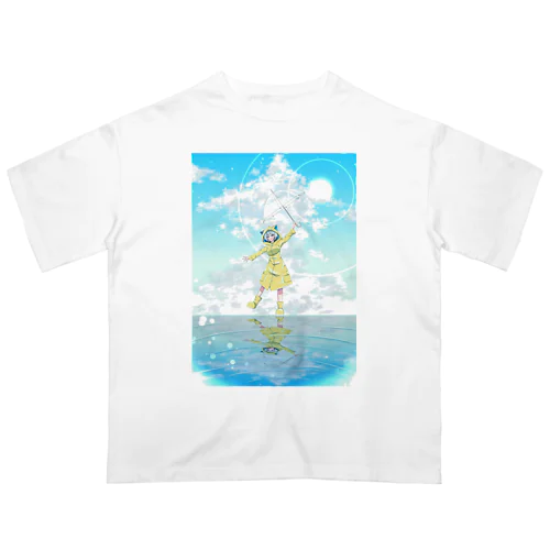 梅雨明け オーバーサイズTシャツ