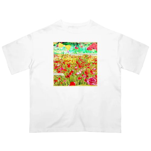 poppy garden. Oversized T-Shirt