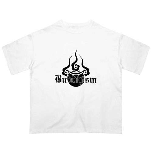 火焔ロゴ Oversized T-Shirt