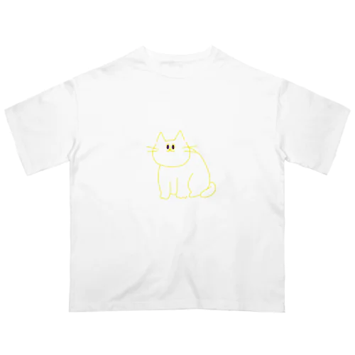 猫 オーバーサイズTシャツ