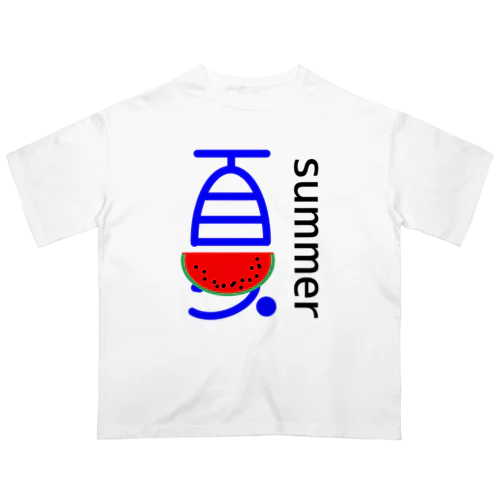 夏 オーバーサイズTシャツ