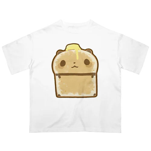 こんがりパンダパン【バターのせ】 Oversized T-Shirt