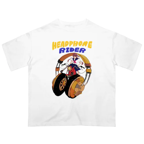 ヘッドホンライダー オーバーサイズTシャツ