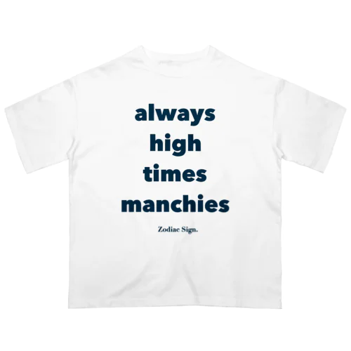 MANCHIES6 オーバーサイズTシャツ