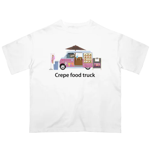 キッチンカー　クレープ屋さん オーバーサイズTシャツ