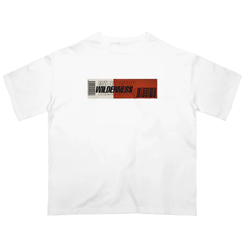 Wilderness goods banner Oversized T-Shirt